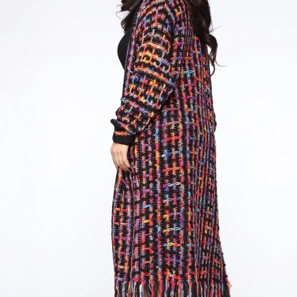 NWT Multicolored Cardigan - Picture 3 of 4